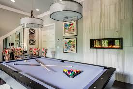 Turn planters over and paint the rim and inside the rim. 20 Awesome Pool Table Lighting Home Design Lover
