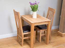 Small Eu Made Solid Oak Dining Table Minsk 80cm X 60cm 2 Seater June Mega Deal Dining Table In Kitchen Solid Oak Dining Table 2 Seater Dining Table