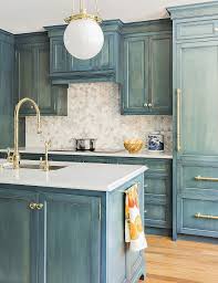 Read This Before You Paint Your Kitchen Cabinets Kitchen Cabinet Colors Blue Kitchen Cabinets Kitchen Design