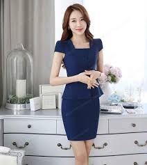 Mẫu Sản Phẩm Chân Váy Công Sở Xanh Dương Đậm