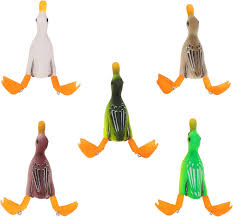 Amazon.com: Lufodon Accesorios de pesca Faux Bait Duck Water Tractor Fish  Hook Fake Bait Bait Wa ve Crawler Propeller : Deportes y Actividades al  Aire Libre