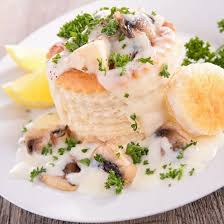 Vol Au Vent Aux Fruits De Mer Recette Vol Au Vent Recette Poulet Aux Champignons