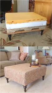 Beautiful Diy Ottoman From A Pallet And A Mattress Topper Furniture Furniture Projects Redo Furniture
