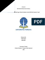 Jelaskan apa yang yang dimaksud dengan : Tugas 1 Metode Penelitian Sosial Isip4216 Literatur
