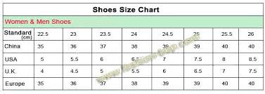 Us Shoes Size Chart To China Bedowntowndaytona Com
