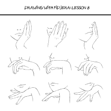 Drawing With Fidjera Lesson 8 By Fidjera Art References Drawing Tips Hand Reference Art Reference Using this technique, use your hands as reference to determine the length of the individual segments. drawing tips hand reference art reference