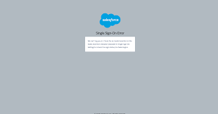 Salesforce Single Sign On Error Discussions Community Chat Sophos Community