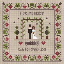 Printable patterns for cross stitch and needlework. Cross Stitch Wedding Sampler Kits Past Impressions