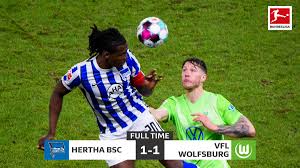 V., commonly known as vfl wolfsburg (pronounced ˌfaʊ ʔɛf ʔɛl ˈvɔlfsbʊɐ̯k) or wolfsburg, is a german professional sports club based in wolfsburg. Full Time Hertha Berlin 1 1 Wolfsburg Germany Bundesliga November 1 2020 Football365