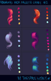 colouring colourscheme abnormal hair color palettes