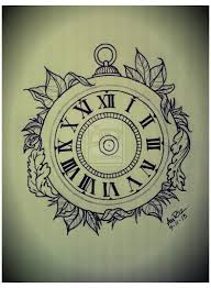 Clock Tattoo Design Pocket Watch Clocktattoodesignpocketwatch Clock Tattoo Design Clock Tattoo Pocket Watch Drawing