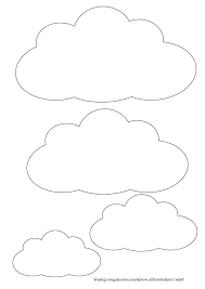 Les anges sont si jolis avec leurs ailes. Gabarit Nuage A Telecharger Au Format Pdf Souki Et Melilia Image Nuage Dessin Nuage Modeles Fleurs De Papier