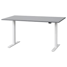 157 x 78 x 73 cm sowohl die platte, als auch die füße haben gebrauchsspuren und leichte kratzer. Rodulf Schreibtisch Sitz Steh Grau Weiss Ikea Deutschland