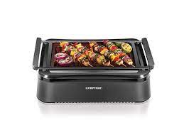 This Carbon Fiber Electric Smokeless Grill With Large Non Stick Griddle Lets You Bring The Joy Of Grilling Indoors In 2021 Grilling Recipes Must Have Kitchen Gadgets Indoor Grill