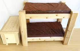 An elevated dog bed with a mesh center so your pooch stays cool even when the temperatures 21. Amazon Com Large Breed Dog Bunk Bed And Toy Chest Pet Supplies Dog Bunk Beds Dog Furniture Custom Dog Beds