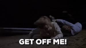 Friday good friday days of the week fridays tgif. Get Off Me Friday The 13th Gif By Filmeditor