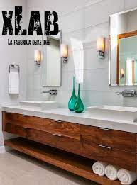 Mobile Arredo Bagno Di Design In Legno Massello Un Nuovo Arredo Firmato Xlab Per Arredare Il Tuo Bagno Con Tutto Il Calor Mobile Bagno Arredamento Bagno Bagno