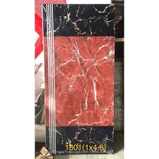 Gạch lát cầu thang màu đỏ vân đá 48x100 cao cấp giá rẻ Tp.HCM 1801