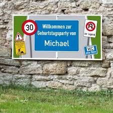 In 40 jahren hast du es geschafft aus deinem leben was gemacht. Dekobanner Zum Geburtstag Mit Vehrkehrszeichen