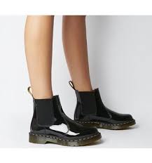 Dr Martens 2976 Quad Chelsea Boots Black Leather Ankle Boots