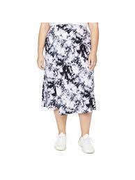Sanctuary Sanctuary Womens Plus Tie Dye Comfy Midi Skirt Walmart Com Walmart Com