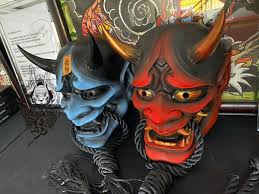 Halloween Japanese Sealed Prajna Devil Hannya Noh Kabuki Demon Oni Samurai  Mask | eBay