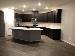 Kb Home 1585 Kitchen With Espresso Cabinets And White Silestone Countertops Silestone Countertops Kb Homes Espresso Cabinets