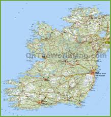 Ireland map free, and dublin, cork, galway. Large Detailed Map Of Ireland With Cities And Towns