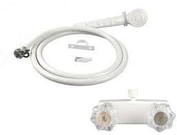 Buy faucet bath taps & thermostats and get the best deals at the lowest prices on ebay! White Rv Mobile Home Shower Faucet With Clear Handles Includes Hand Held Shower By Wholesaleplumbing Buy Online In Dominica At Dominica Desertcart Com Productid 22373052