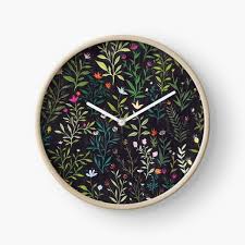 1 aa battery (not included) is required for the clock function. Garden Clocks Redbubble