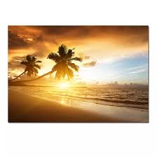 If you're not quite this piece makes the perfect addition to a beach bathroom theme and will add a touch of whimsy to your decor. Seascape Tropical Landscape Sunset Wall Art Picture Living Room Kitchen Bathroom Decoration Sea Beach Wall Painting Frameless Lazada Ph