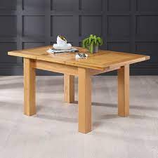 Solid oak dining sets uk. Solid Oak Small Extension Dining Table Seats 4 To 6 The Furniture Market