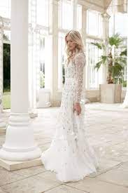 10 High Street Brands To Shop For A Wedding Dress Embellished Wedding Dress High Street Wedding Dresses Needle And Thread Wedding Dress
