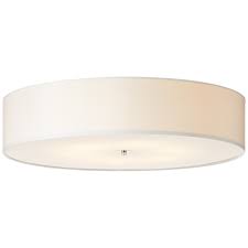 • dimensions 26 x 15 cm • matériaux : Moderne Deckenleuchte Im Schlichten Design Mit Textilschirm O 70 Cm 6x E27 Max 60w Metall Textil Weiss Chrom
