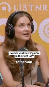 How do you know if you’re in the right job? What if you’re in the right job  but maybe you’re not with the right company? How important is it to align  your job with your values? Is it ever too late to ...