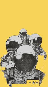 Aesthetic Tumblr Black And Yellow Aesthetic Wallpaper Astronaut Wallpaper Iphone Wallpaper Yellow Art Wallpaper