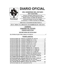 El periódico de los dominicanos, listín diario. Diario Oficial Gobierno Del Estado De Yucatan