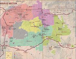 Window Rock Arizona Map Map Of Navajo Nation (Navajo Nation Tourism Department, N.d.). Source:... |  Download Scientific Diagram