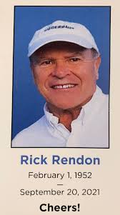 I'm sad to announce the passing of my cousin, Rick Rendon,