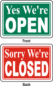Include (or exclude) results marked as nsfw. Yes We Re Open Sorry Closed Sign R5501 By Safetysign Com