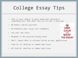 Because the quality of an essay is based on the writing skill of the writer. Senior College Planning Night September 27 Th 6