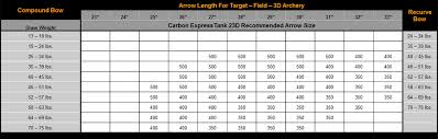 carbon express tank 23d target arrow shaft