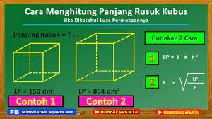 Check spelling or type a new query. Cara Menghitung Panjang Rusuk Kubus Jika Diketahui Luas Permukaan Youtube