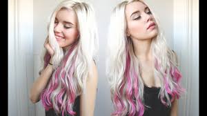 About 8% of these are human hair extension, 18% are human hair wigs, and 0% are hair dye. Blonde And Pink Hair Tutorial Vp Fashion Extensions Review Youtube
