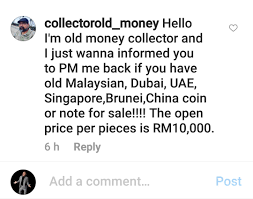 Последние твиты от old money collector (@bestdealoldcoin). Harith Iskander On Twitter Pm Me Someone Needs To Tell These Old Money Collector Scammers On Instagram That All The Old Money From Ex Pm Has Already Been Collected Https T Co Cd8zdkrzky