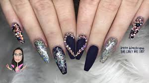 Once thoroughly dried, paint a coat of clear. That Crazy Nail Lady Making Swarovski Crystals Into A Heart Design Facebook