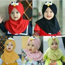 Karena kerudung syar'i harus menutupi bagian dada dan tubuh. Elmo Kids Cute Emoticon Kids Hijab Child Turban Child Hijab Latest Instant Baby Veil Shopee Malaysia