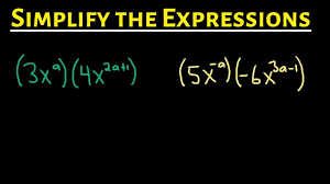 How To Simplify An Expression With Exponents That Are Variables By Using Exponents Expressions Math Videos