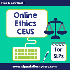 Click course links to visit the site sponsoring the free speech therapy ceu class. Cost Effective Ethics Ceus For Slps