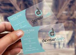 In our company you can order plastic business cards with foil stamping, embossing, die cutting, letterpress, etc. 280 Gsm Transparent Business Card Print Online We Deliver